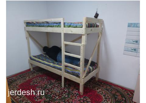ДВУХЪЯРУСНАЯ КРОВАТЬ ЖАНАС МАТРАСТАР САТЫЛАТ — фото 1
