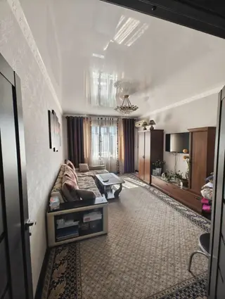 2 комнаты, 50 м², Аламедин-1 мкр 105 серия, 5 этаж, Свежий ремонт