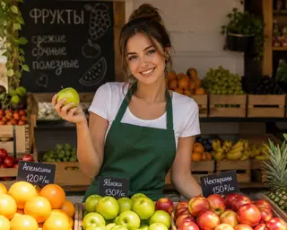 Требуется ЖЕНЩИНА продавец в отдел Овощей и Фруктов . Возраст от 20
