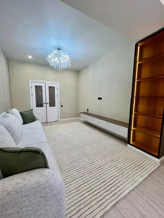 2 комнаты, 63 м², Тунгуч мкр Элитка, 5 этаж, Дизайнерский ремонт