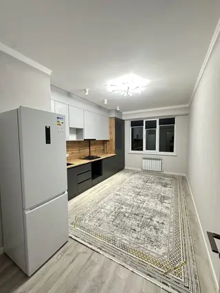 2 комнаты, 66 м², Кок-Жар мкр Элитка, 12 этаж, Дизайнерский ремонт