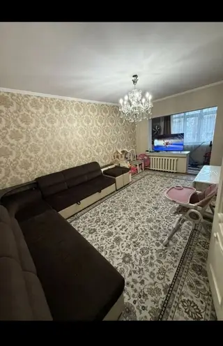 3 комнаты, 62 м², Аламедин-1 мкр 105 серия, 1 этаж, Евроремонт