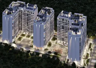 2 комнаты, 97 м², Кок-Жар мкр Элитка, 3 этаж, ПСО (под самоотделку)